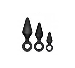 Candy Rimmer Kit Butt Plug, Black 